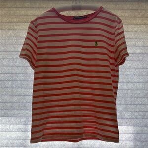 Ralph Lauren logo striped T